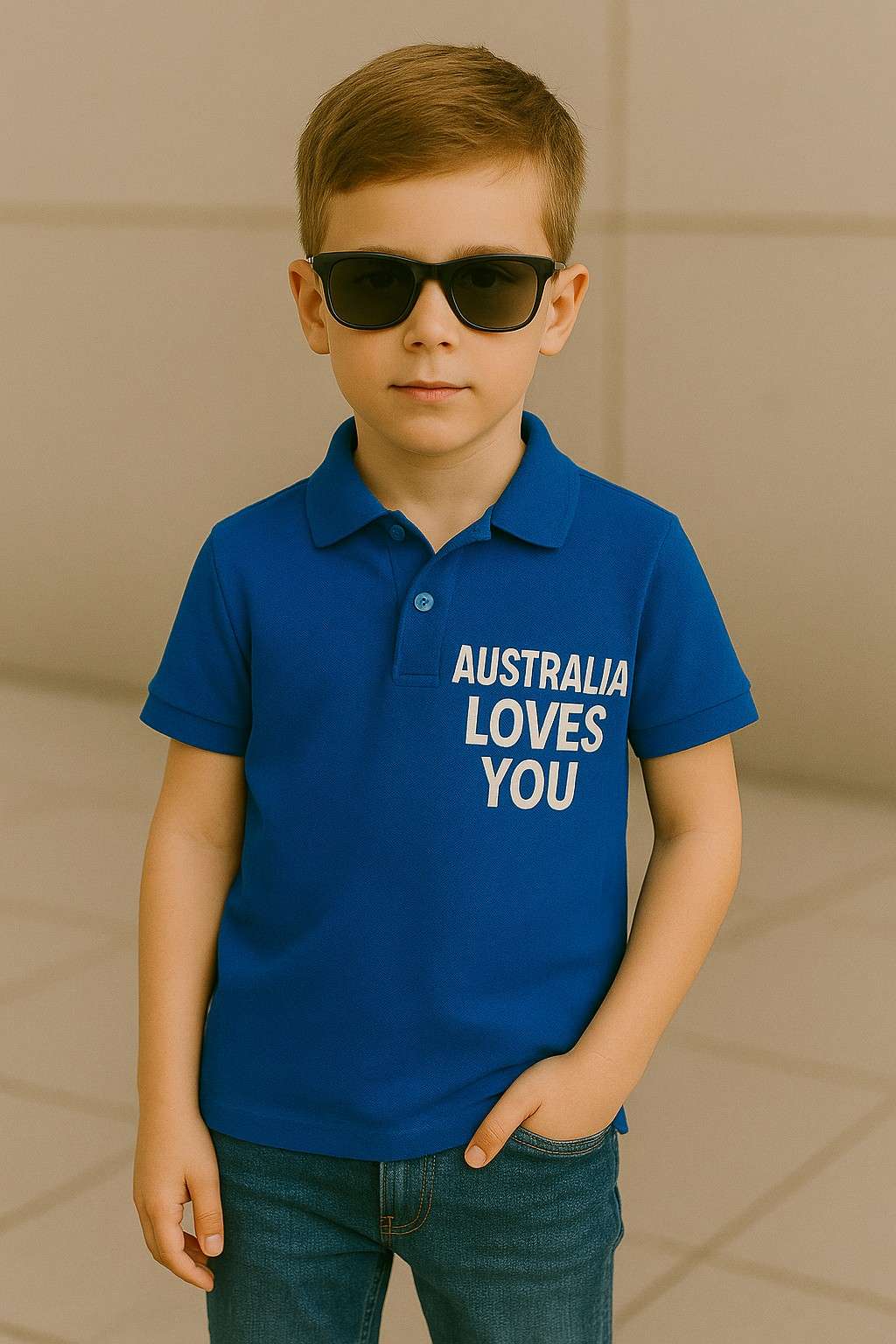 Australia Loves You  polo