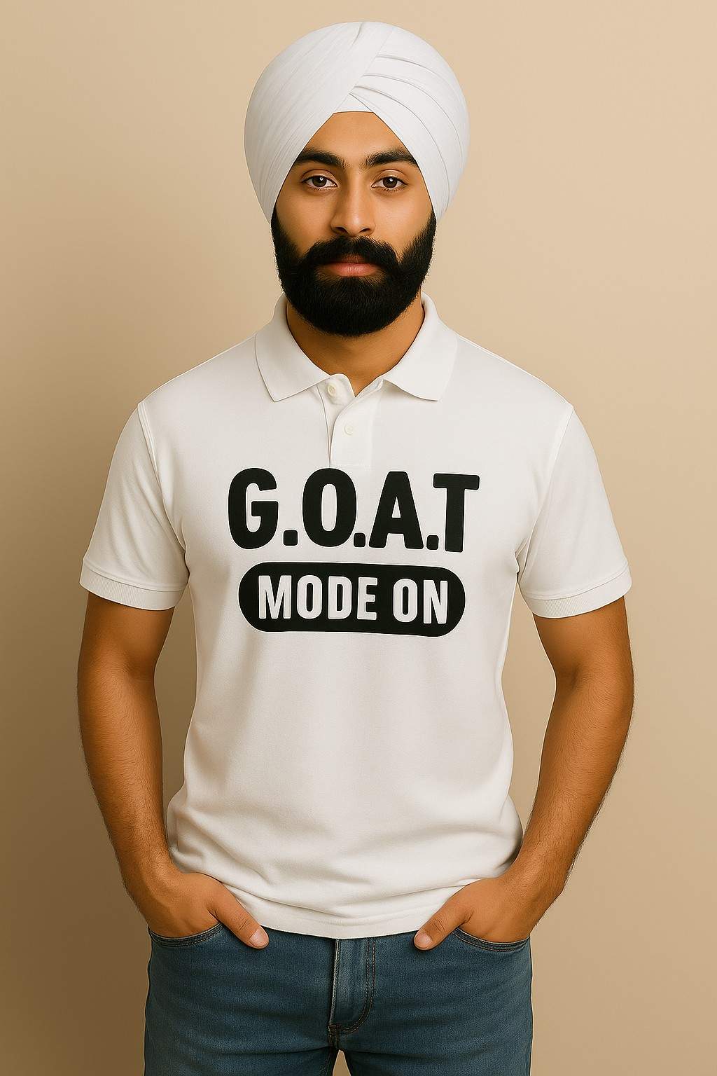 G.O.A.T Mode On polo